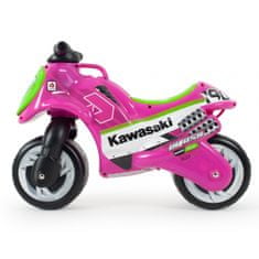 TWM vycházková motorka Kawasaki holčičí 69 x 27,5 x 49 cm růžová / zelená