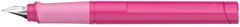 TWM Základní plnicí pero pro leváky 152 mm guma/ocel růžová