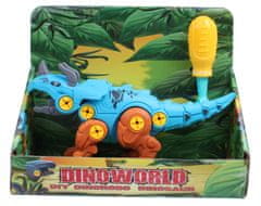 TWM DIY Dino figurka pro chlapce 20 cm modrá / hnědá