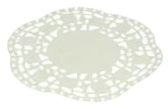TWM kulaté papírové talíře 26 cm bílé 15 ks