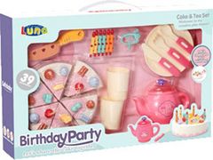 TWM 39dílná hrací sada Birthday Cake Play junior růžová / krémová