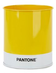 TWM držák na pera 8Pantone, 6 x 10 cm žlutá a bílá plechovka