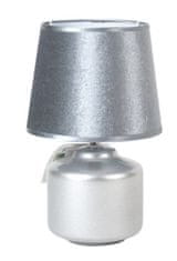 TWM stolní lampa 18 x 18,5 cm keramická stříbrná