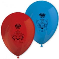 TWM Paw Patrol 28 cm latexové balónky červená / modrá 8 ks
