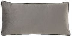 TWM polštář 60 x 30 cm šedý polyester