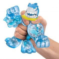 TWM elastická figurka Dinopower Thrash 14 cm, modrá guma
