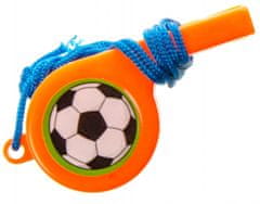 TWM fotbalová píšťalka se 4 cm oranžovým provázkem