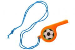 TWM fotbalová píšťalka se 4 cm oranžovým provázkem