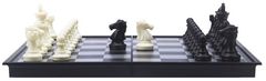TWM cestovní hra backgammon / šachy 24 cm černá / bílá