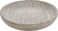 TWM dekorativní talíř 24 x 4,5 cm cementově šedý