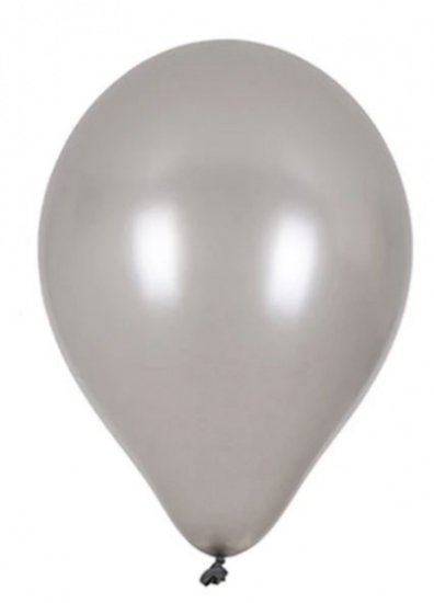 TWM sada balónků 22 cm latexové stříbro 10 ks