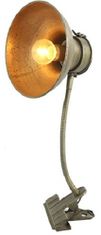 TWM Lampa Marc s klipem 17 x 12,5 x 41 cm bronzová ocel