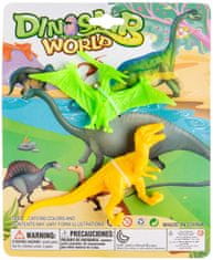 TWM Boys Dinosaur Play Set 10 cm Zelená / Žlutá 2dílná
