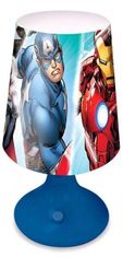 TWM Stolní lampa Avengers, chlapecká 18 cm, modrá / bílá
