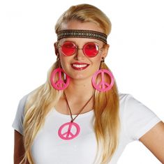 TWM 5dílná sada dámského hippie oblečení