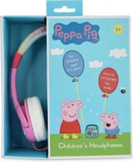 TWM Dívčí 3,5mm sluchátka Peppa Pig růžovo-bílá