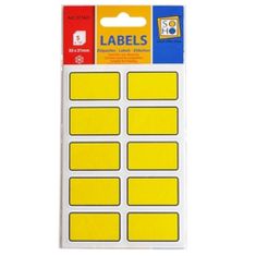 TWM etikety do mrazničky 35 x 21 mm žluté 5 listů á 50 kusů