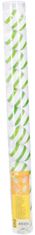 TWM ozdobná kraslice, 6 cm, bílá a zelená, 12 kusů