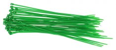 TWM stahovací pásky 3,6 x 300 mm zelené 50 ks