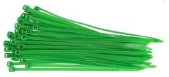 TWM stahovací pásky 4,8 x 200 mm zelené 50 ks