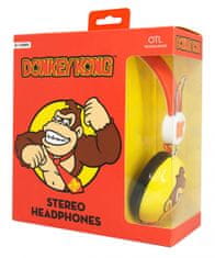 TWM Sluchátka Donkey Kong červená/bílá/žlutá junior