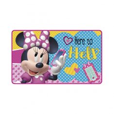 TWM Dívčí koberec Minnie Mouse 45 x 75 cm vlna