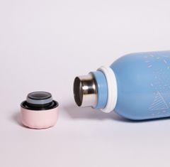 TWM láhev na pití Amelie 500 ml 7 x 25 cm nerezová ocel modrá