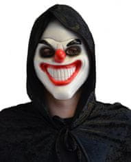 TWM obličejová maska Horrorclown 1 PVC bílá jednorozměrná