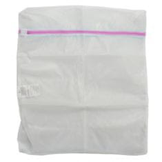 TWM pytel na prádlo 50 x 60 cm nylon bílý/růžový