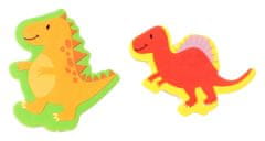 TWM tyrannosaurus guma a spinosaurus 4 cm žlutá / červená
