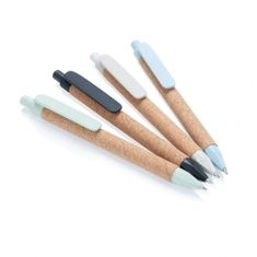 TWM Eco14 x 1,1 cm korek/tarvestro černé kuličkové pero