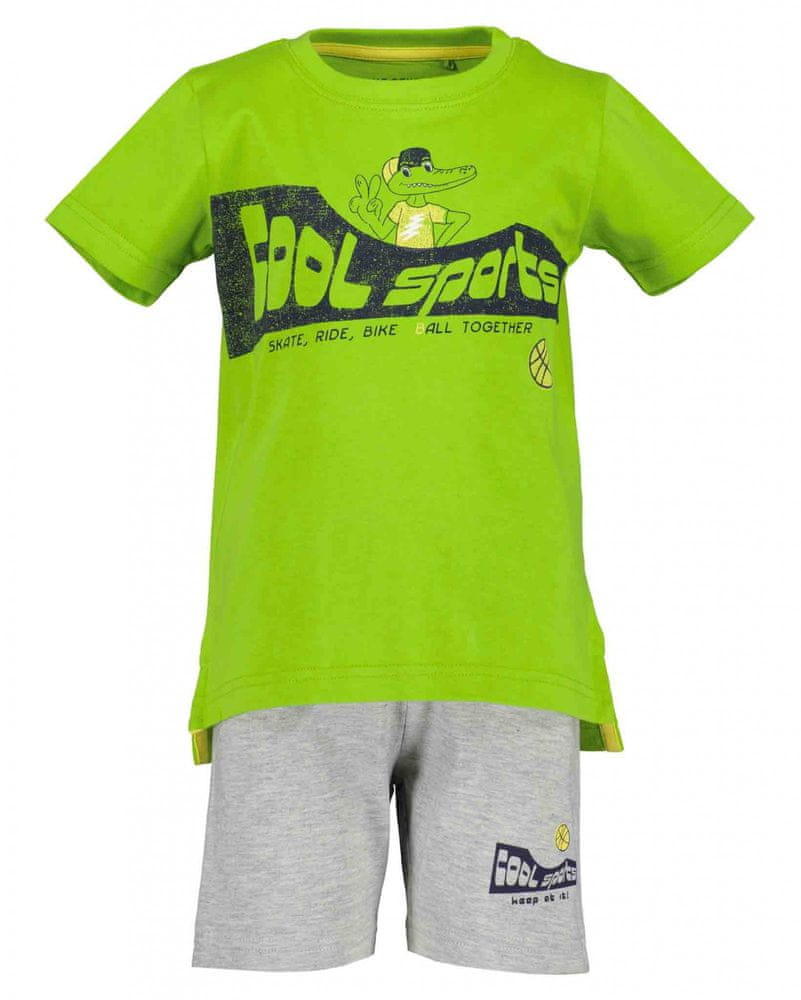 Blue Seven chlapecký set trička a kraťasů Cool Sports 826012 X_1 zelená 122