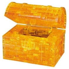 HCM Kinzel 3D Crystal puzzle Pokladnička truhla s klíčem 52 dílků