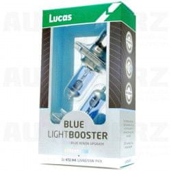 Lucas Autožárovky 12V H4 60/55W - Lucas LightBooster Blue xenonový efekt 2ks