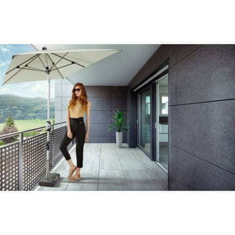 Knirps KNIRPS Automatic 230 x 150 cm - prémiový balkónový slunečník s klikou
