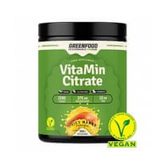 GreenFood Performance nápoj VitaMin Citrate 300 g (Příchuť Mandarinka)