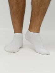 Jack&Jones Sada pěti párů bílých pánských ponožek Jack & Jones Dongo UNI