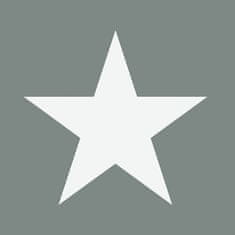 Tmavě šedá vliesová tapeta s bílými hvězdami 138950, Regatta Crew, 0,53 x 10,05 m