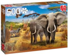 Jumbo Puzzle Africká savana 500 dílků
