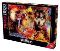 AnaTolian Puzzle Dívka a vlk 1500 dílků