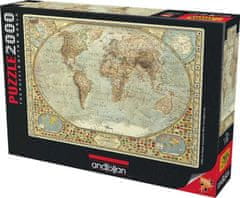 AnaTolian Puzzle Mapa světa 2000 dílků
