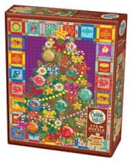 Cobble Hill Puzzle Vánoční stromek na přikrývce XL 275 dílků