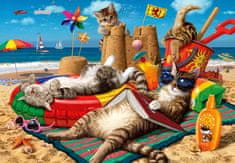 AnaTolian Puzzle Kočky na pláži 260 dílků