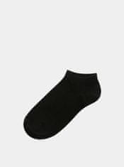 Jack&Jones Sada pěti párů černých pánských ponožek Jack & Jones Dongo UNI