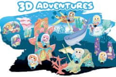 Educa 3D puzzle Království mořských víl 63 dílků