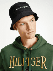 Tommy Hilfiger Černý pánský klobouk s nápisem Tommy Hilfiger UNI
