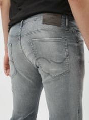 Jack&Jones Světle šedé slim fit džíny s vyšisovaným efektem Jack & Jones Glenn 31/34