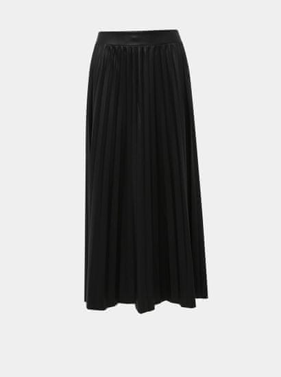 ONLY Černá plisovaná maxi sukně ONLY Anina