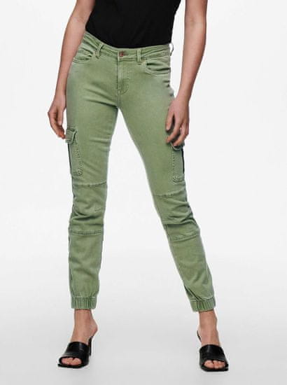 ONLY Světle zelené skinny fit džíny ONLY Missouri