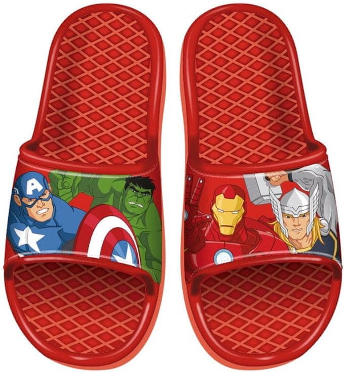 Disney chlapecké pantofle Avengers AV14290_1 červená 28